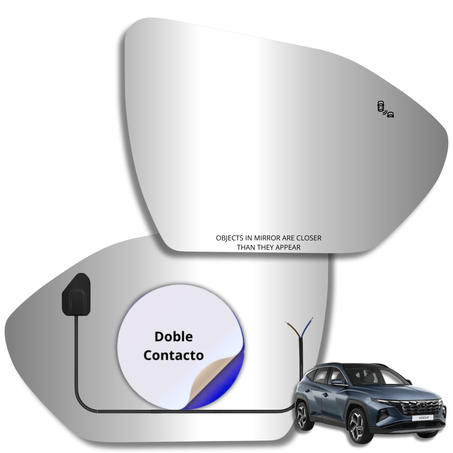 Hyundai Tucson 2021-2022 espejo retrovisor Alternativo - Image 2