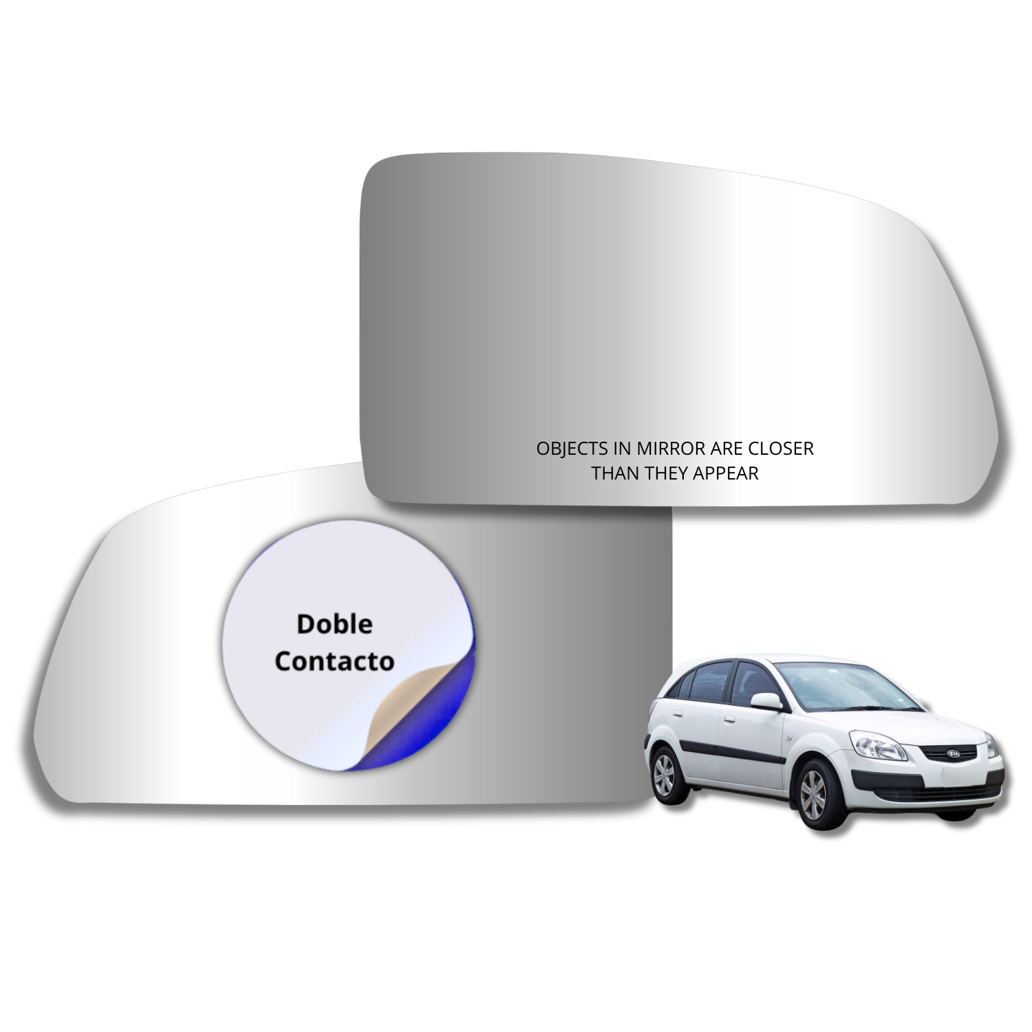 Kia Rio JB 2006-2011 Luneta espejo retrovisor Alternativo - Image 2