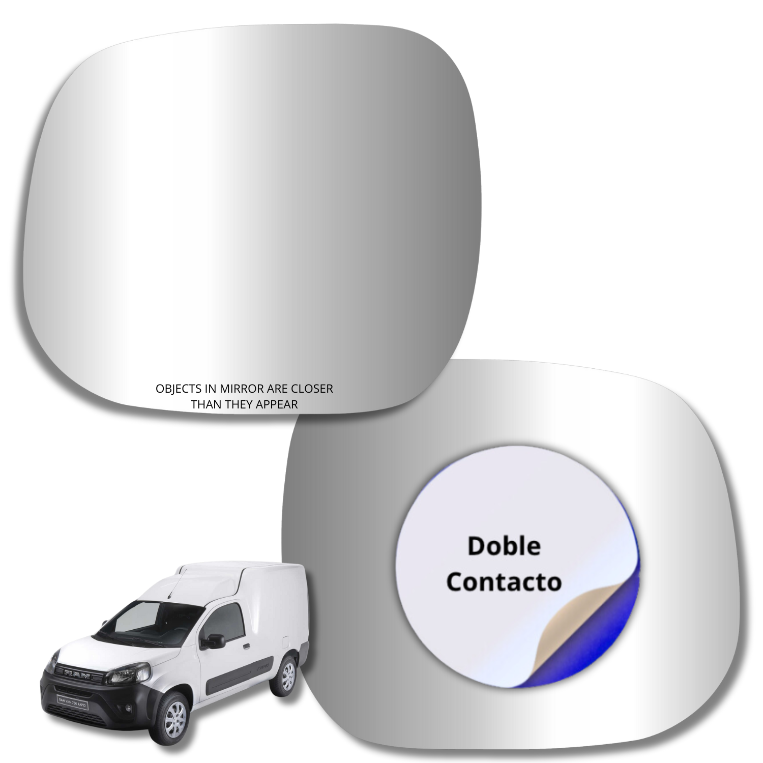 Ram V700 Rapid 2019-2023 Luneta espejo retrovisor Alternativo