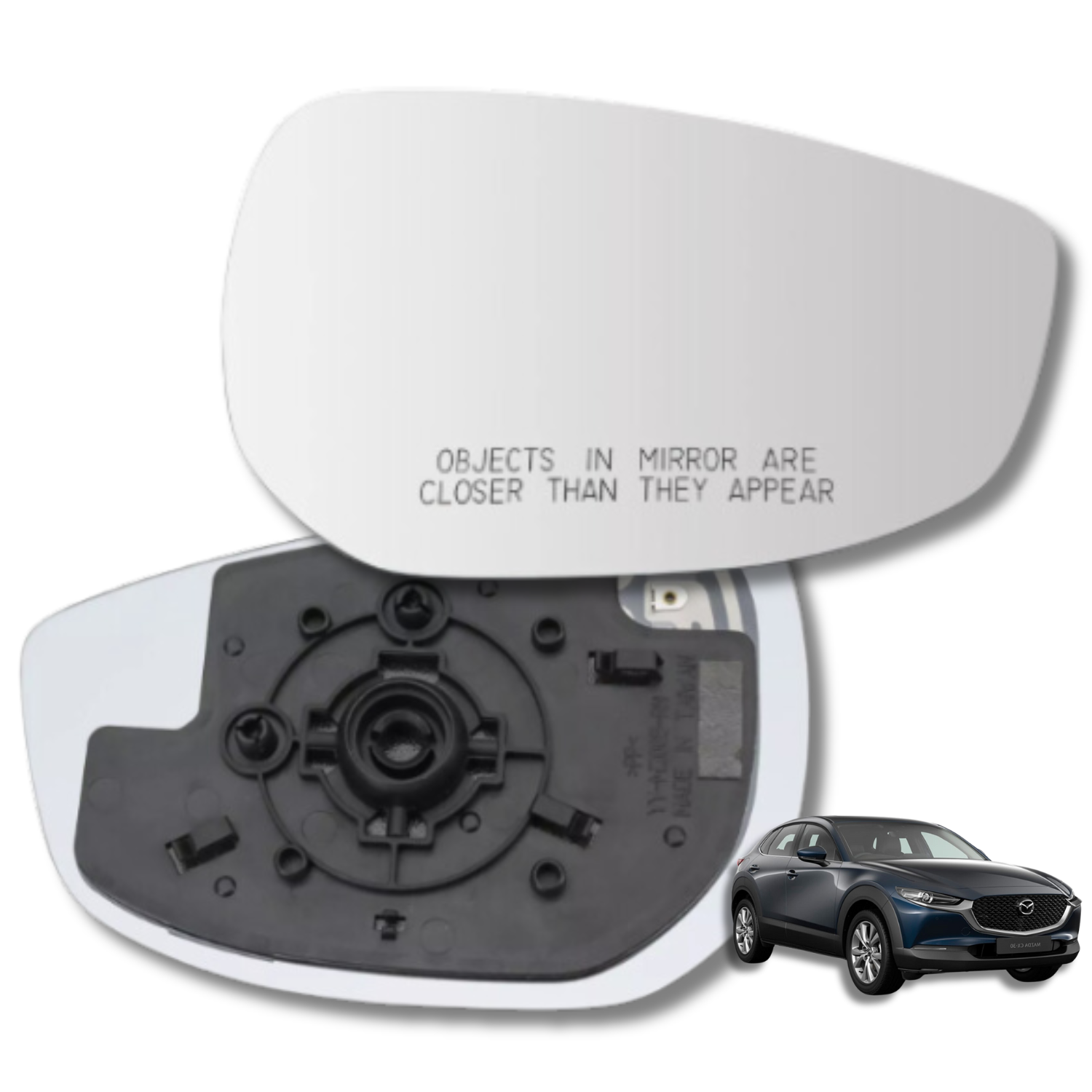 Mazda CX30 2018-2022 Espejo de Retrovisor Sin Sensor Original - Image 2