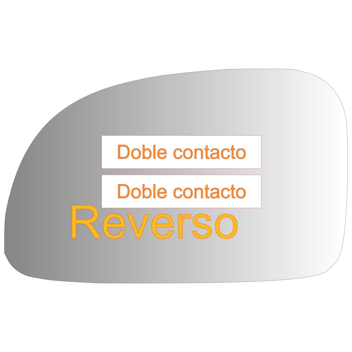 Daewoo Rezzo 2001-2008 Luneta espejo retrovisor Alternativo - Image 3
