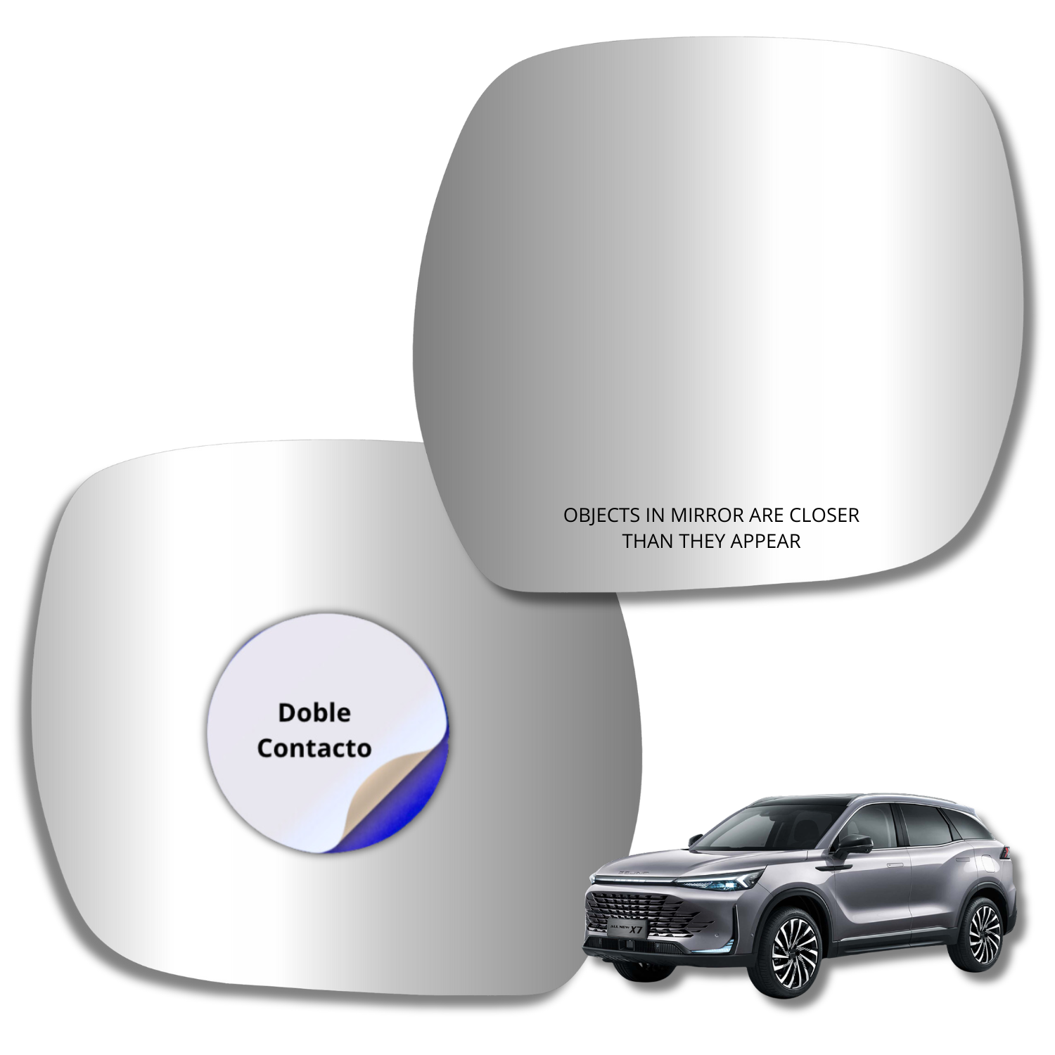 Baic X7 2023- Luneta Espejo Retrovisor Alternativo - Image 2