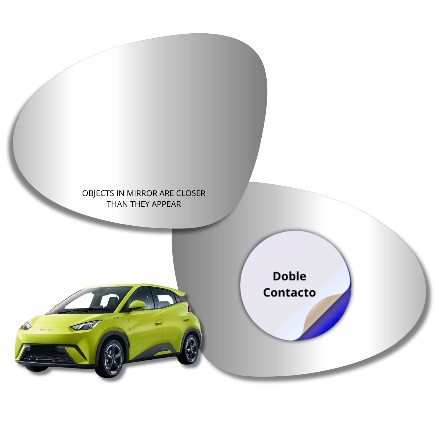 BYD Dolphin Mini 2022-2025 Luneta espejo retrovisor Alternativo