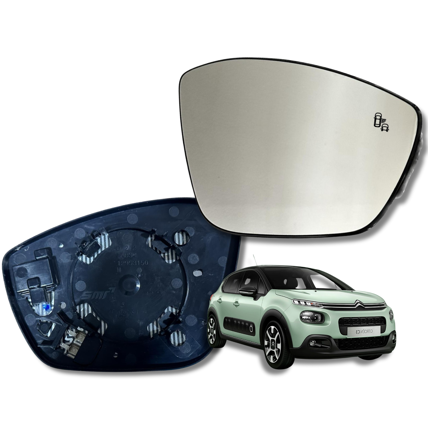 Citroen C3 2017-2023 Luneta Espejo Retrovisor Original - Image 2