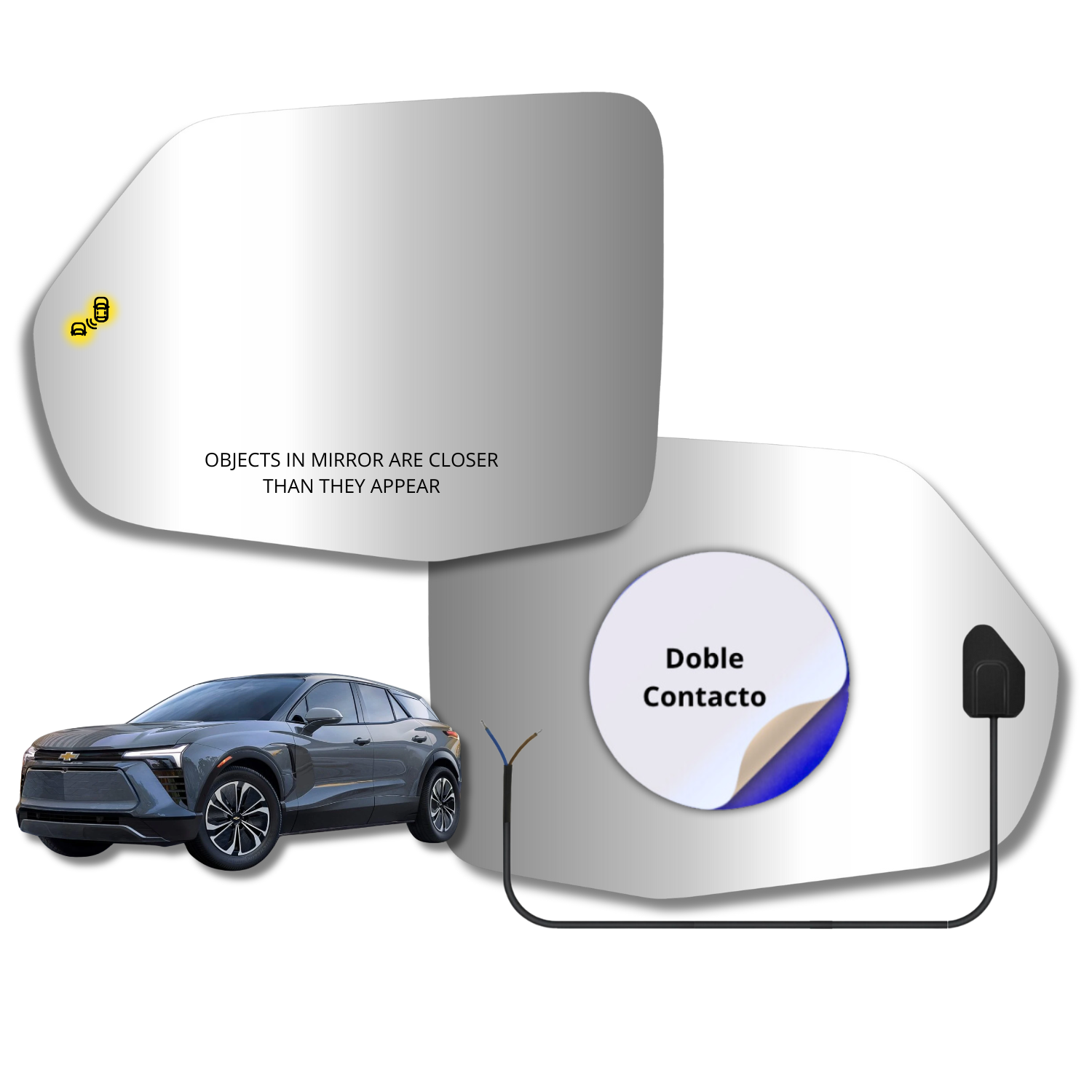 Chevrolet Blazer EV 2023-2024 Luneta Espejo Retrovisor con sensor