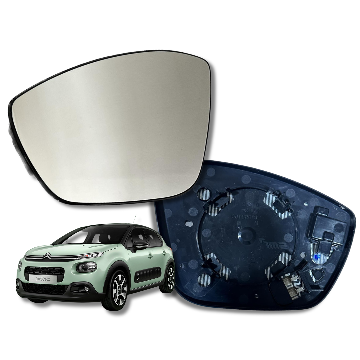 Citroen C3 2017-2023 Luneta Espejo Retrovisor Original - Image 4