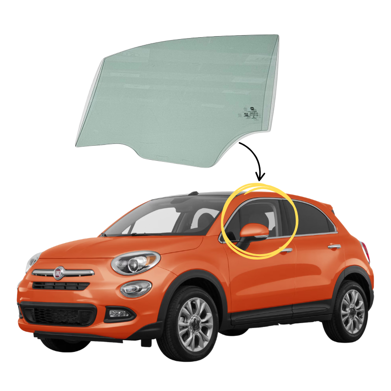Fiat 500 X 2016-2020 Vidrio Puerta Delantera