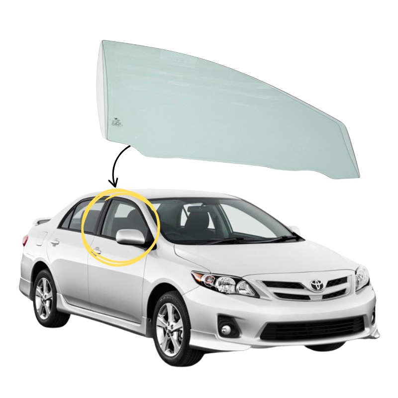 Toyota Corolla 2013-2025 Vidrio Puerta Delantera