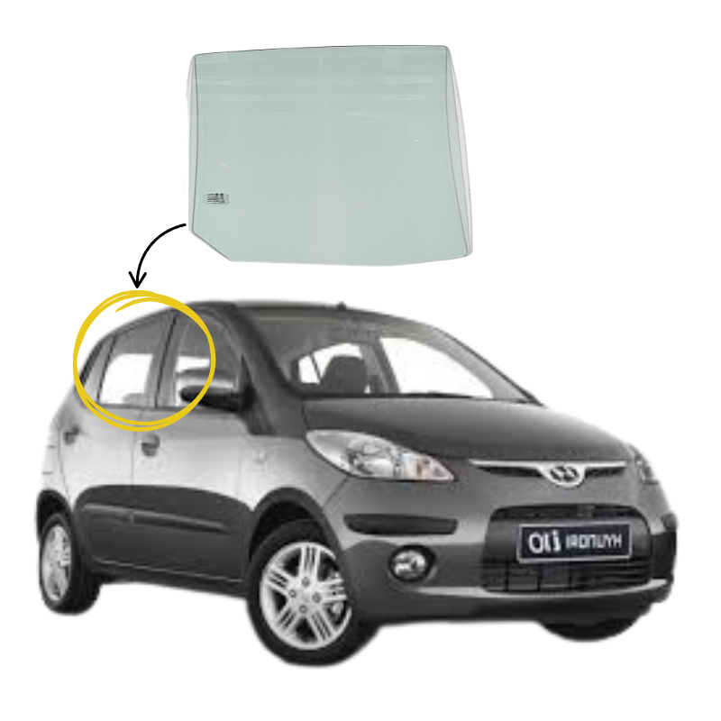 Hyundai I10 HB 5P 2008-2013 Vidrio Puerta Trasera