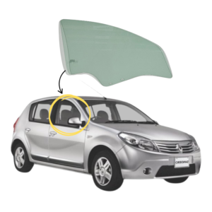 Renault Sandero 2009-2025 Vidrio Puerta Delantera