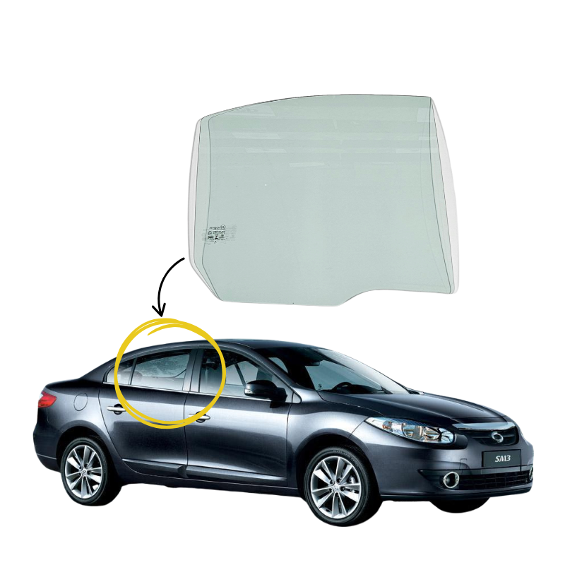 Samsung SM3 2002-2013 Vidrio Puerta Trasera - Image 2