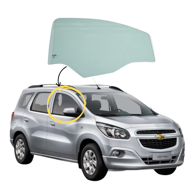 Chevrolet Spin 2012-2017 Vidrio Puerta Delantera