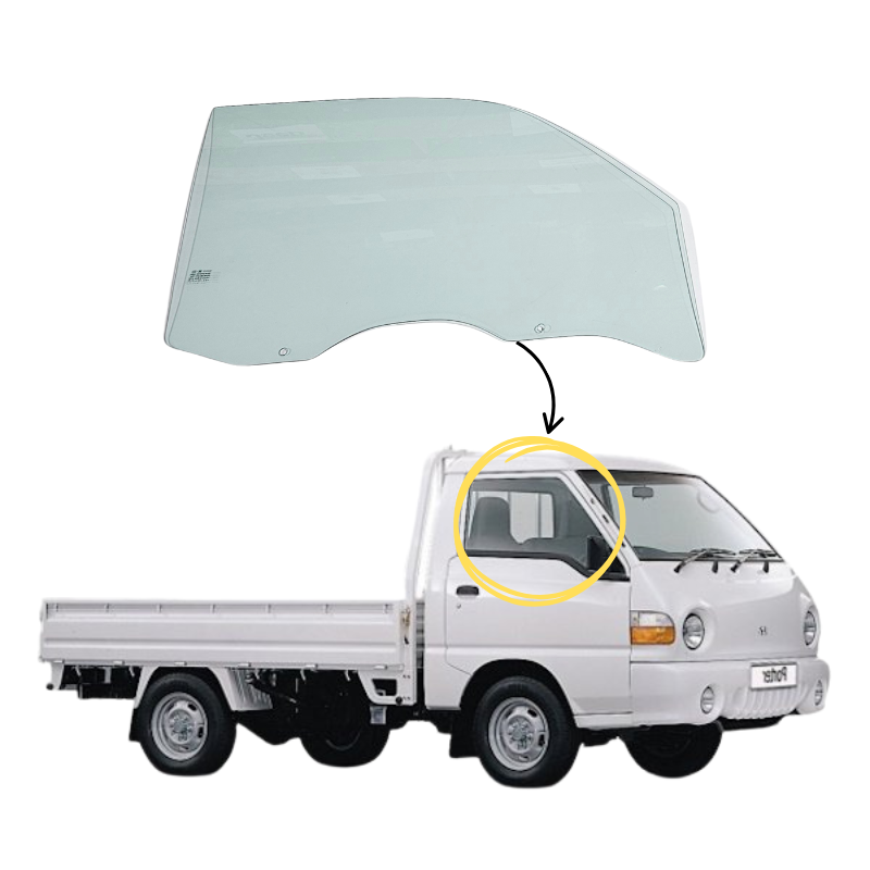 Hyundai Porter New 2004-2025 Vidrio Puerta Delantera