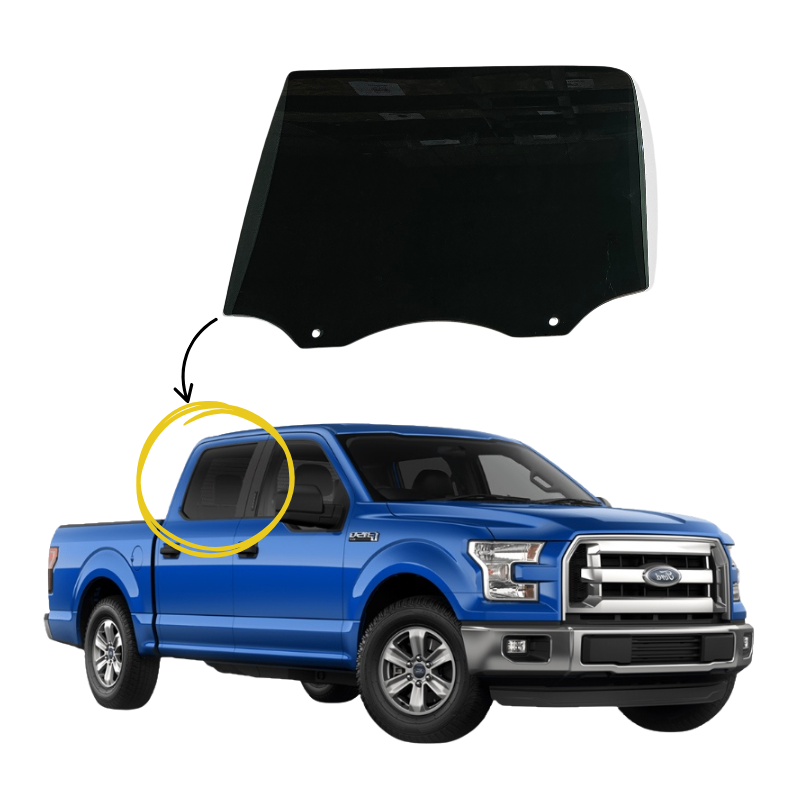 Ford F150 2015-2025 Vidrio Puerta Trasera - Image 2