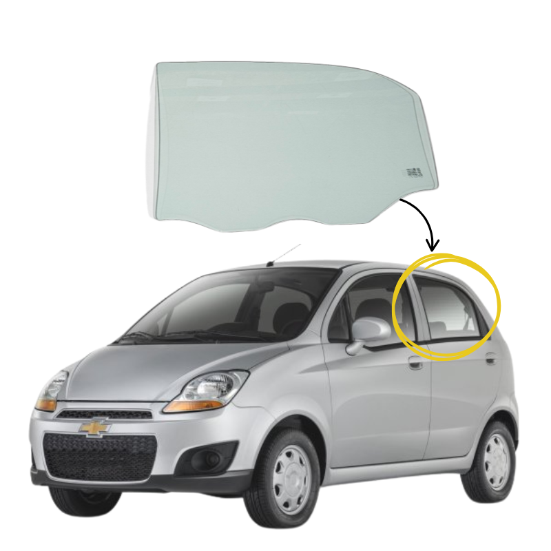 Chevrolet Spark LT 2008-2015 Vidrio Puerta Trasera