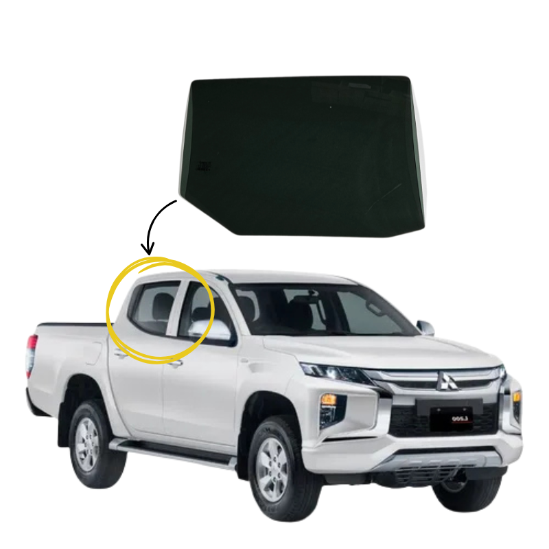 Mitsubishi L200 2016-2025 Vidrio Puerta Trasera Privace - Image 2