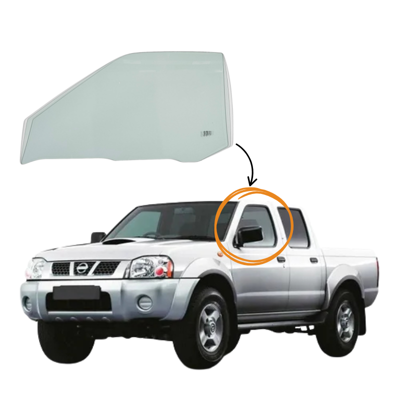 Nissan Terrano Doble Cabina D22 1997-2014 Vidrio Puerta Delantera - Image 2