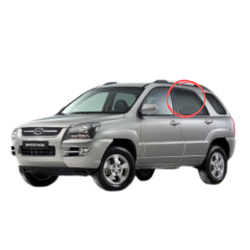 Kia Sportage Pro 2004-2011 Vidrio Puerta Trasera