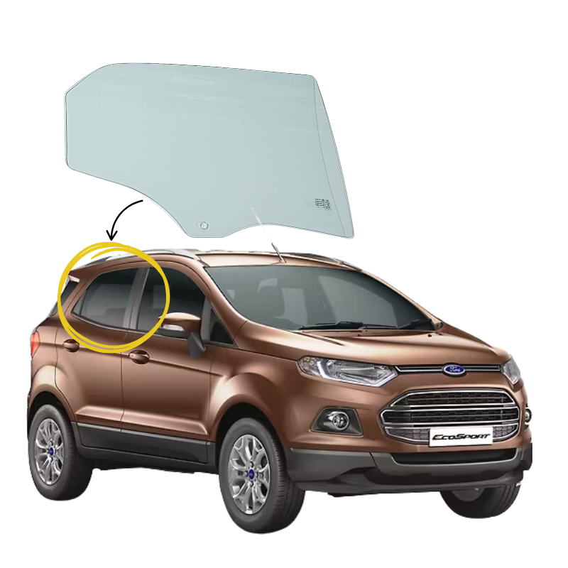 Ford Ecosport 2013-2020 Vidrio Puerta Trasera - Image 2