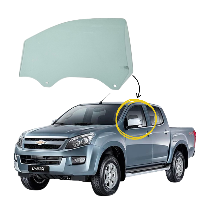 Chevrolet Dmax 2014-2025 Vidrio Puerta Delantera