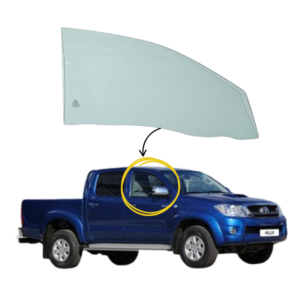 Toyota Hilux 2006-2014 Vidrio Puerta Delantera