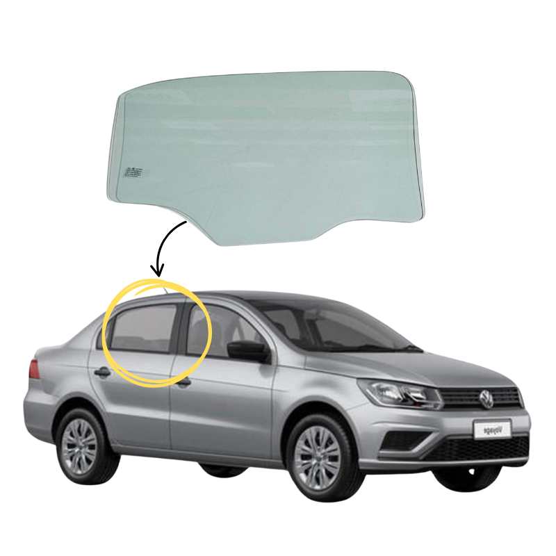 Volkswagen Voyage 2008-2025 Vidrio Puerta Trasera - Image 2