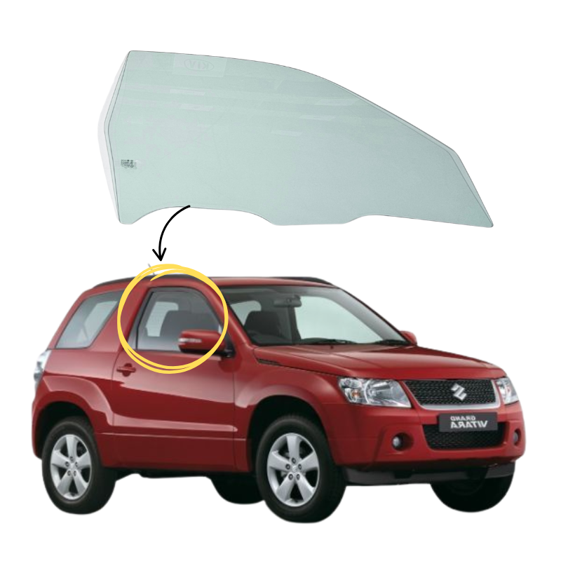 Suzuki Grand Vitara 2006-2021 Vidrio Puerta Delantera - Image 2