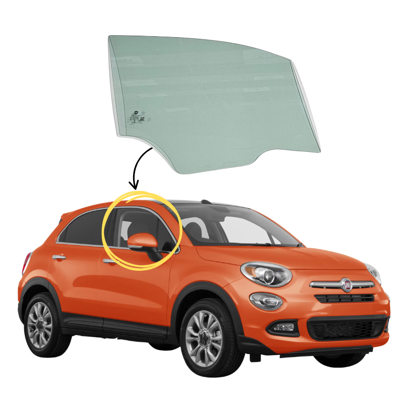 Fiat 500 X 2016-2020 Vidrio Puerta Delantera - Image 2