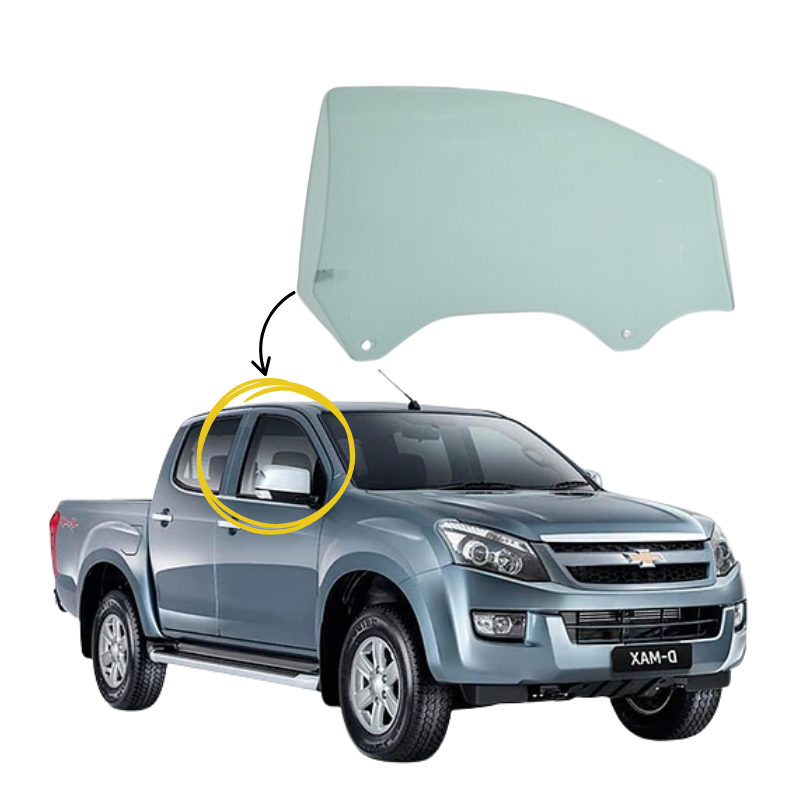 Chevrolet Dmax 2014-2025 Vidrio Puerta Delantera - Image 2