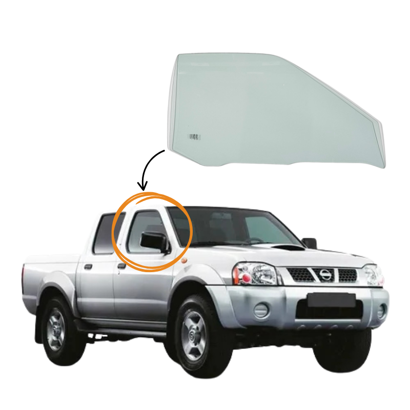 Nissan Terrano Doble Cabina D22 1997-2014 Vidrio Puerta Delantera
