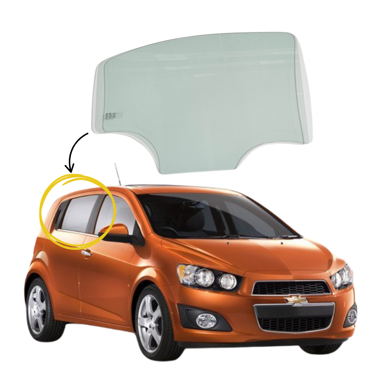 Chevrolet Sonic 4P (Ex Aveo) 2011-2025 Vidrio Puerta Trasera