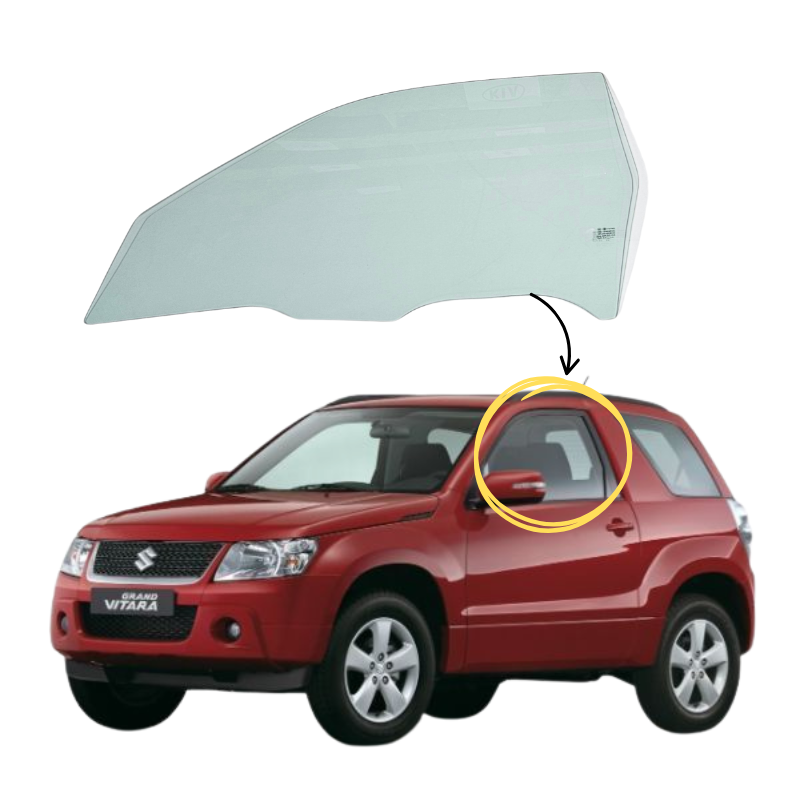 Suzuki Grand Vitara 2006-2021 Vidrio Puerta Delantera