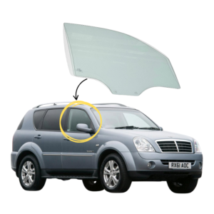Ssangyong Rexton 2002-2008 Vidrio Puerta Delantera
