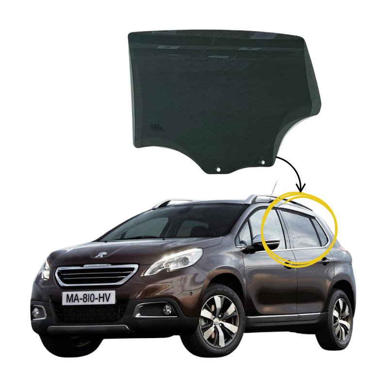 Peugeot 2008 2012-2019 Vidrio Puerta Trasera - Image 2