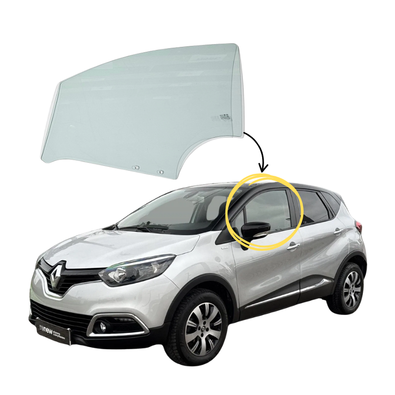 Renault Captur 2013-2025 Vidrio Puerta Delantera - Image 2
