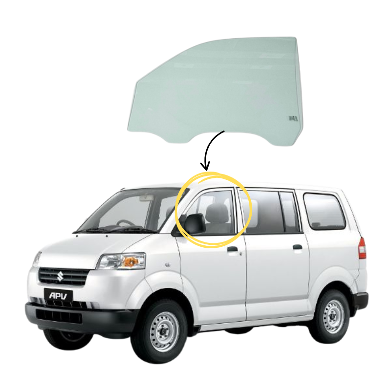 Suzuki APV (5 puertas) 2004-2025 Vidrio Puerta Delantera - Image 2