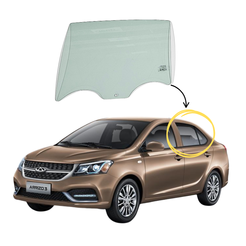 Chery Arrizo 3 Sedan 2015-2025 Vidrio Puerta Trasera - Image 2