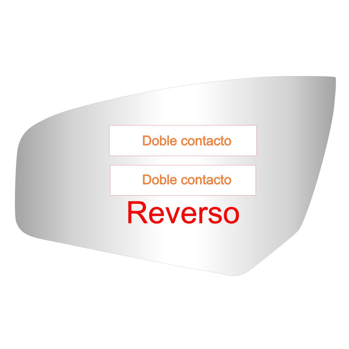 Nissan Sentra 2007-2012 Luneta espejo retrovisor Alternativo - Image 3