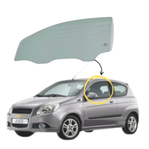 Chevrolet Aveo (3 pts ) 2004-2008 Vidrio Puerta Delantera