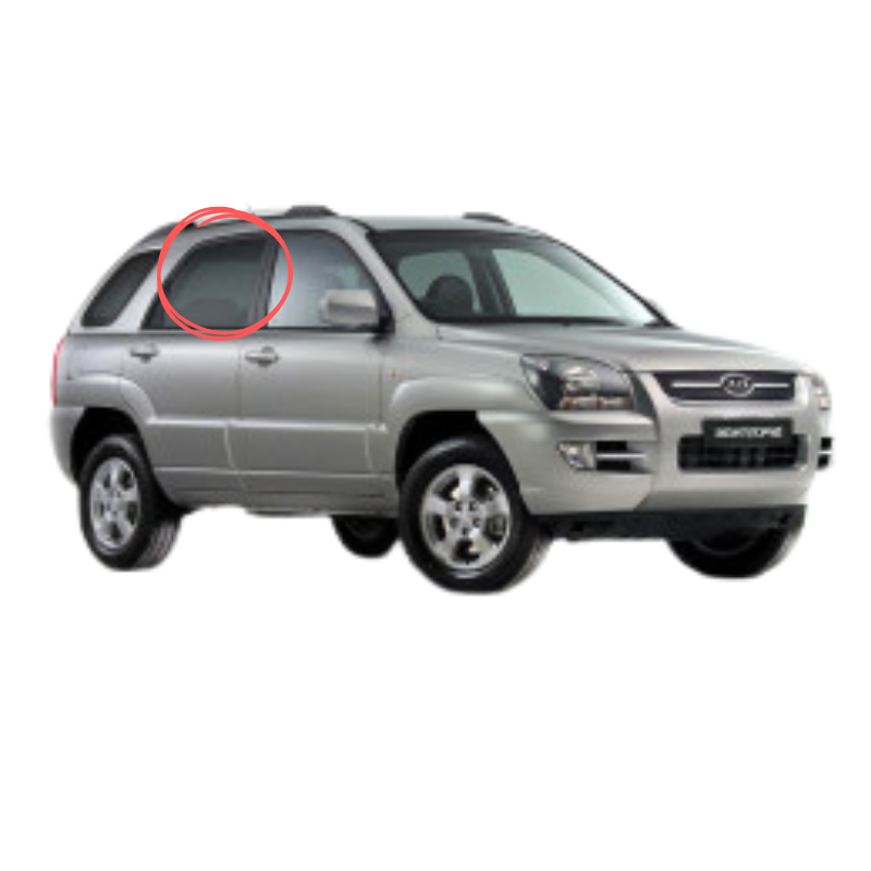 Kia Sportage Pro 2004-2011 Vidrio Puerta Trasera - Image 2