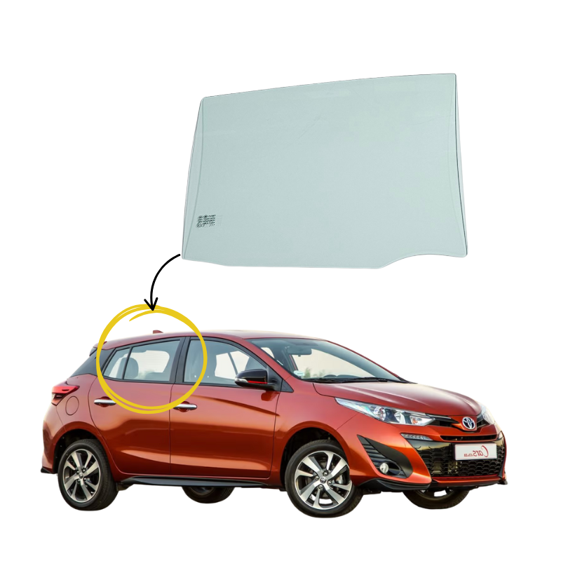 Toyota Yaris Sport 5 puertas version con aleta 2012-2025 Vidrio Puerta Trasera - Image 2